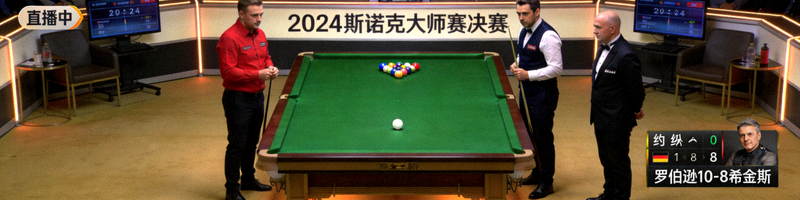 斯诺克大师赛决赛尼尔·罗伯逊对阵约翰·希金斯比赛直播