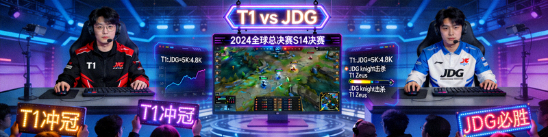 英雄联盟全球总决赛S14决赛T1对阵JDG电竞比赛直播